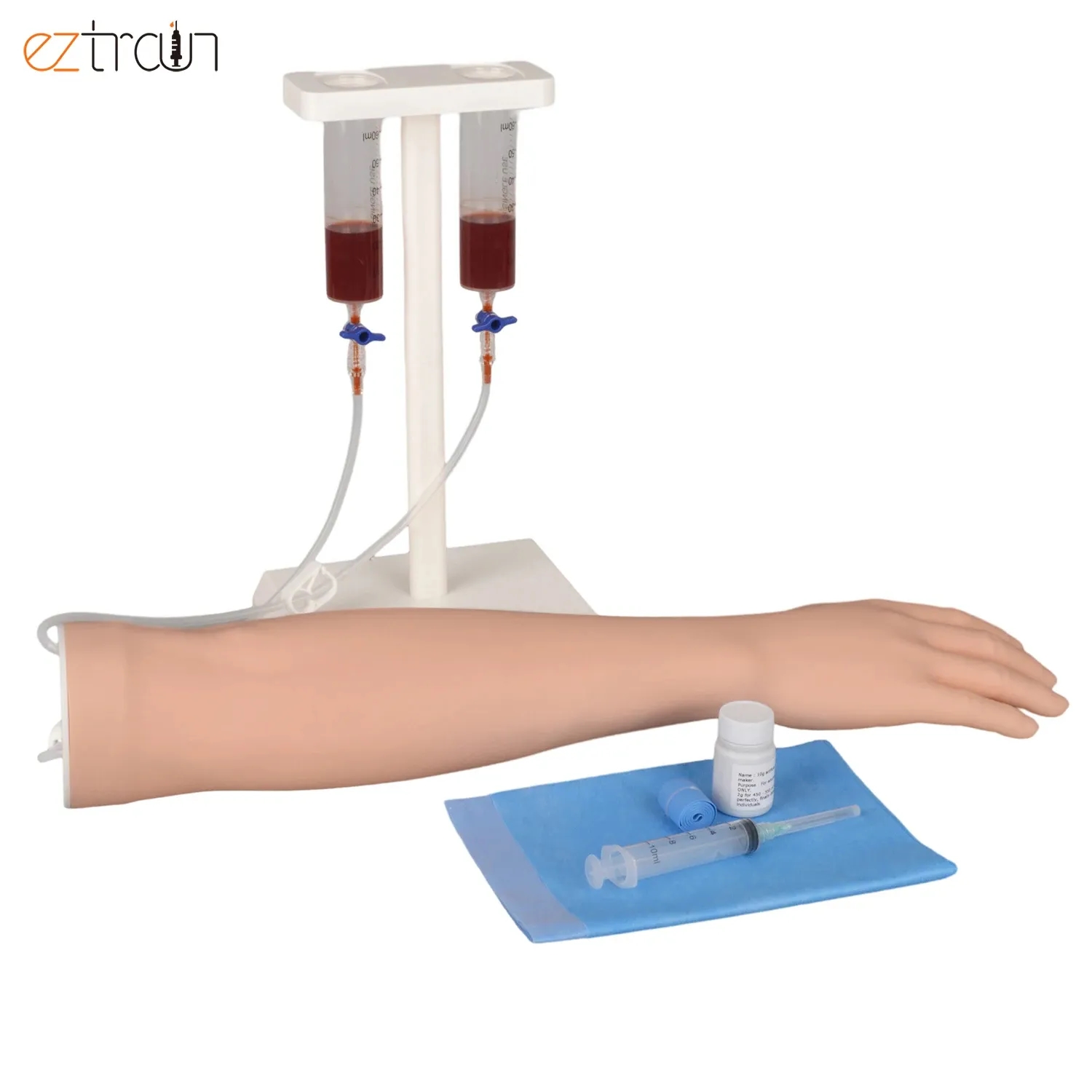 IV Injection Training Arm with Plastic Infusion Tools 2