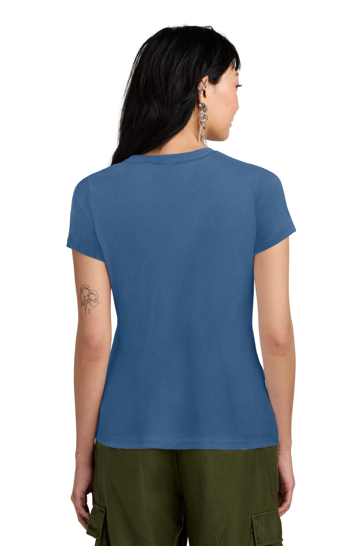District Women's Perfect Weight Tee. DM104L 35