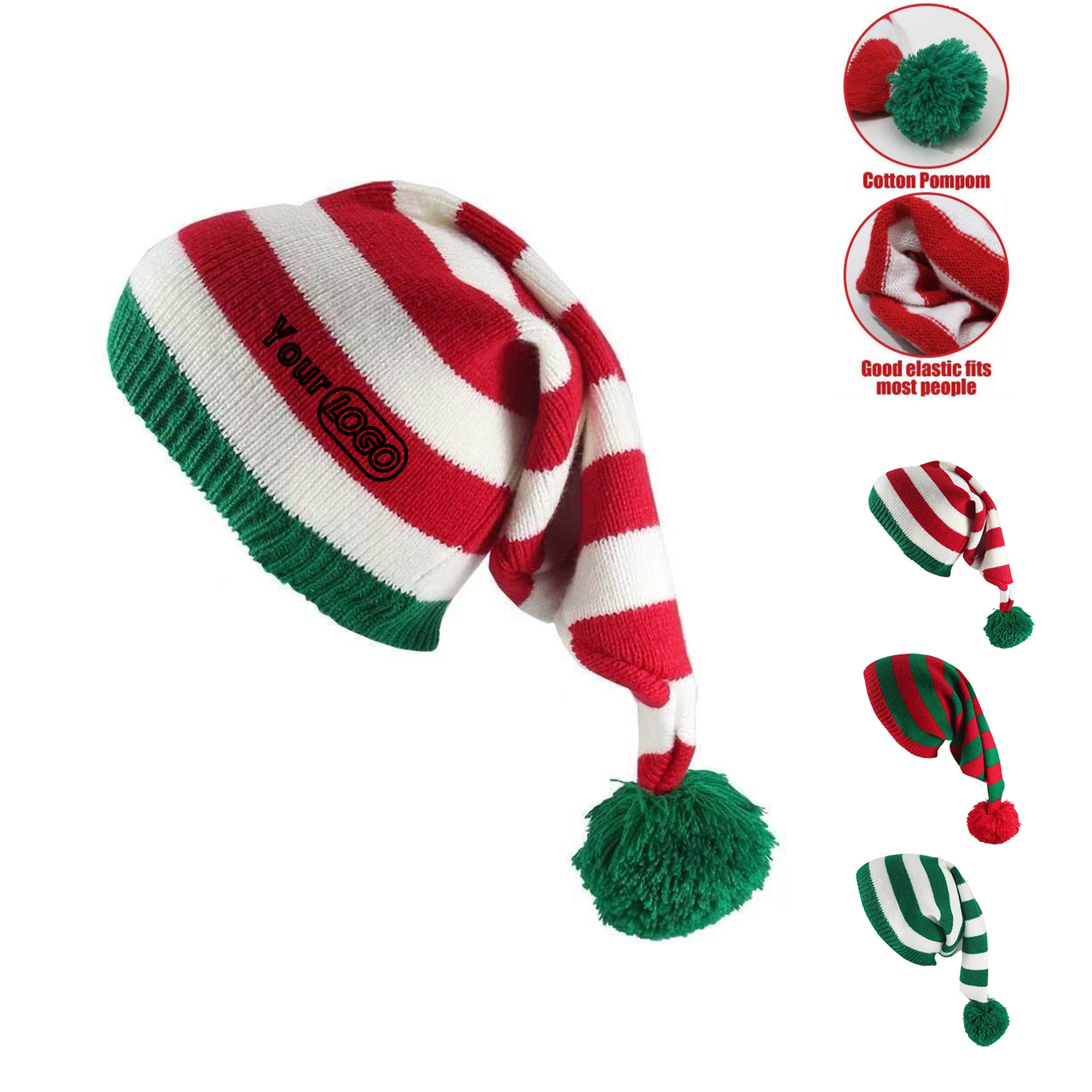Adult Christmas Festival Knitted Hat 7