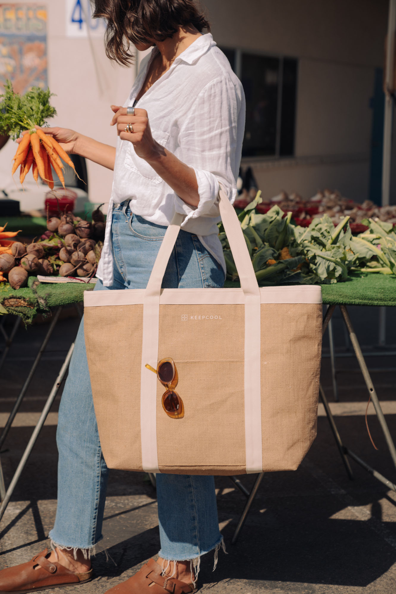 KEEPCOOL® Nairobi Jute Shopper Cooler 17