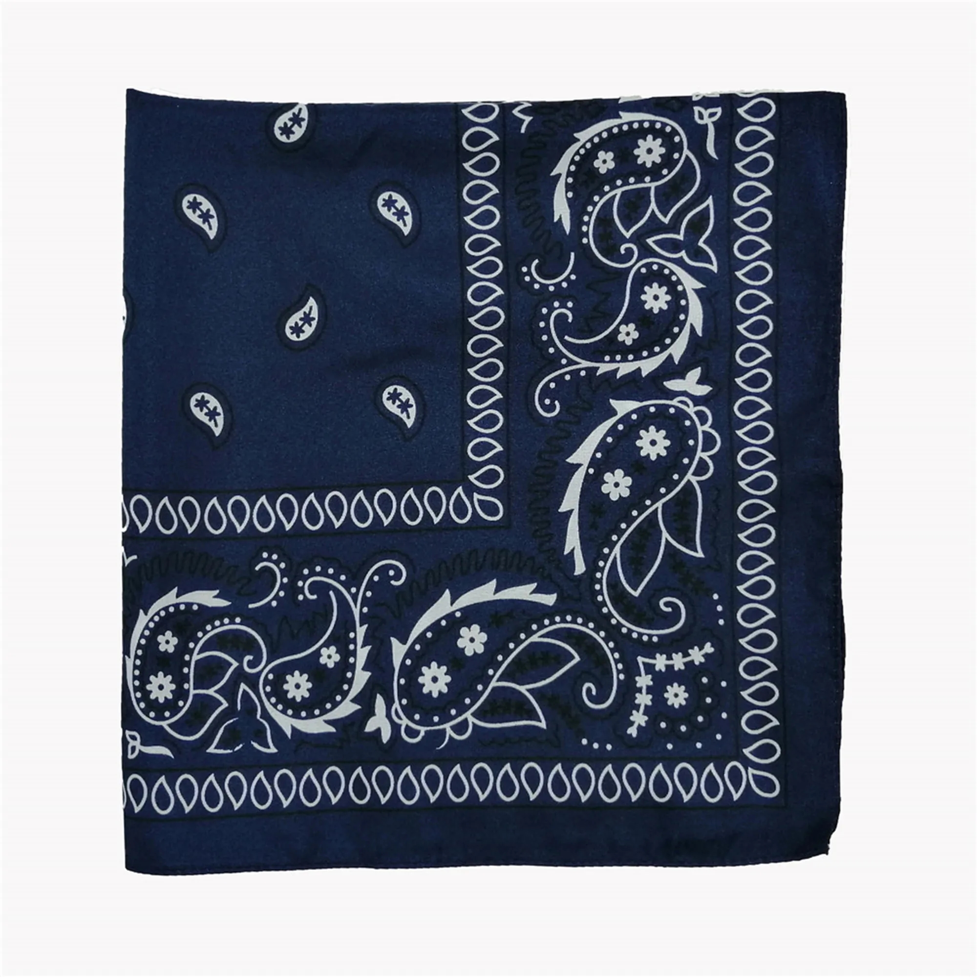 Cotton Paisley Square Scarf 5