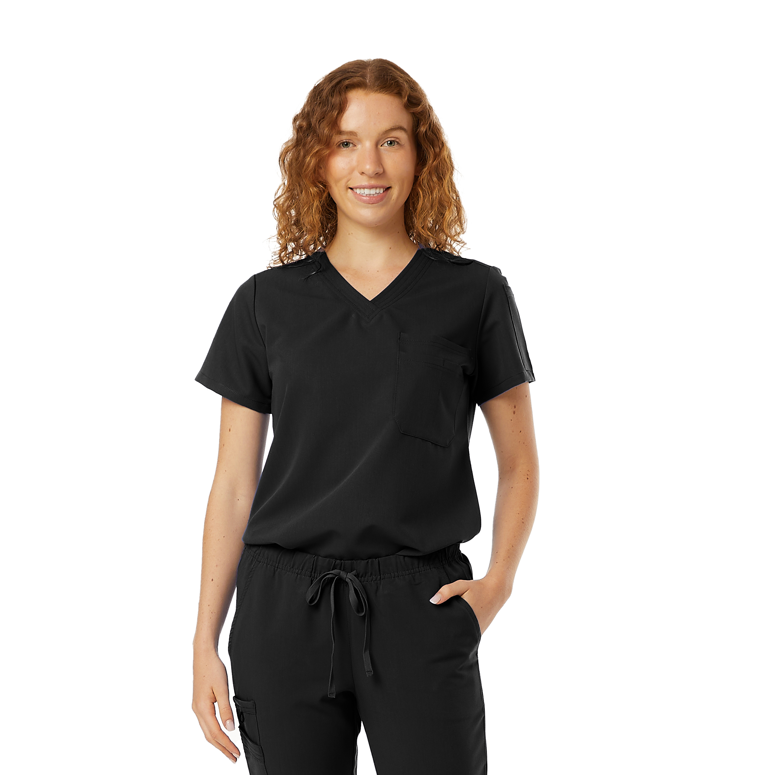Womens WYND Tuckable Scrub Top 11