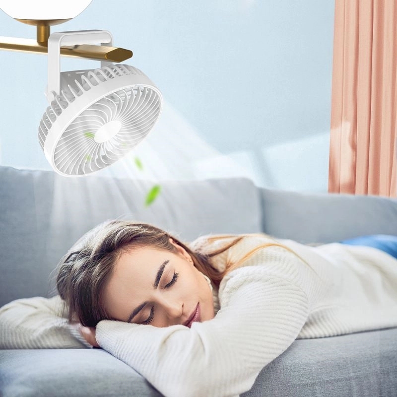 Portable Usb Camping Fan With Battery And Night Light 7