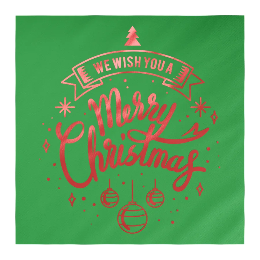 Premium Foil Stamped Luncheon Napkins 2