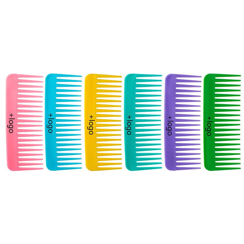 Rectangular Wide Toothed Plastic Comb 4