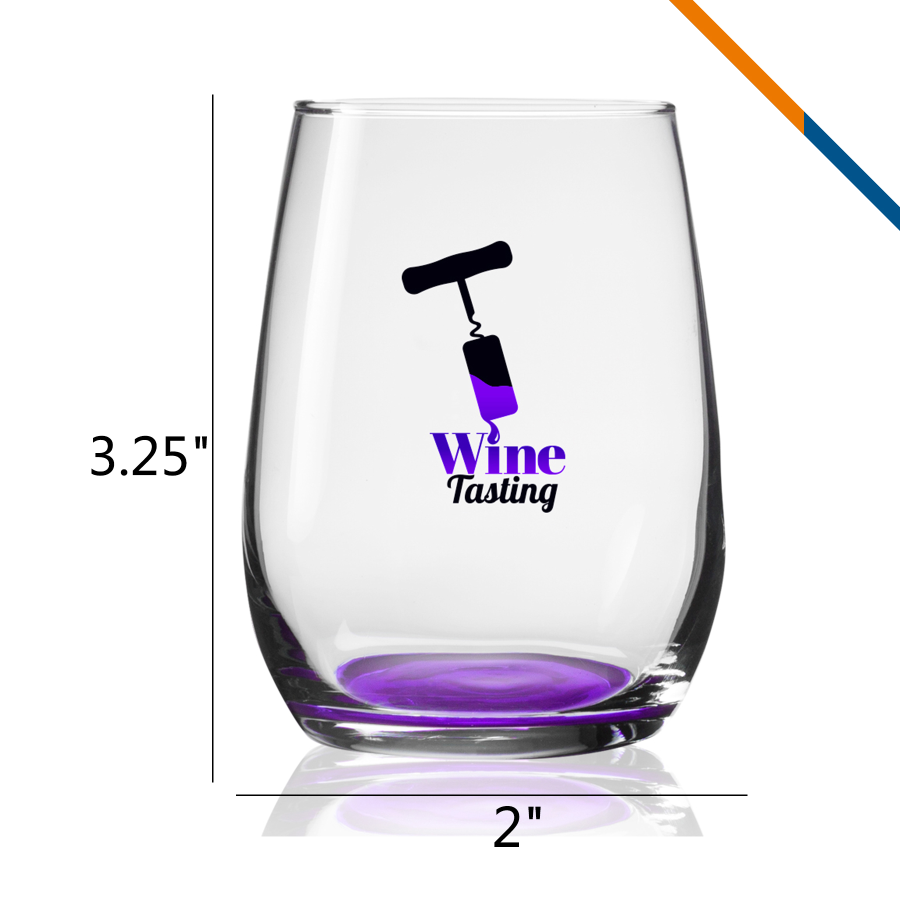 Libbey Fergus Stemless Taster Glasses - 6.25 OZ. 9