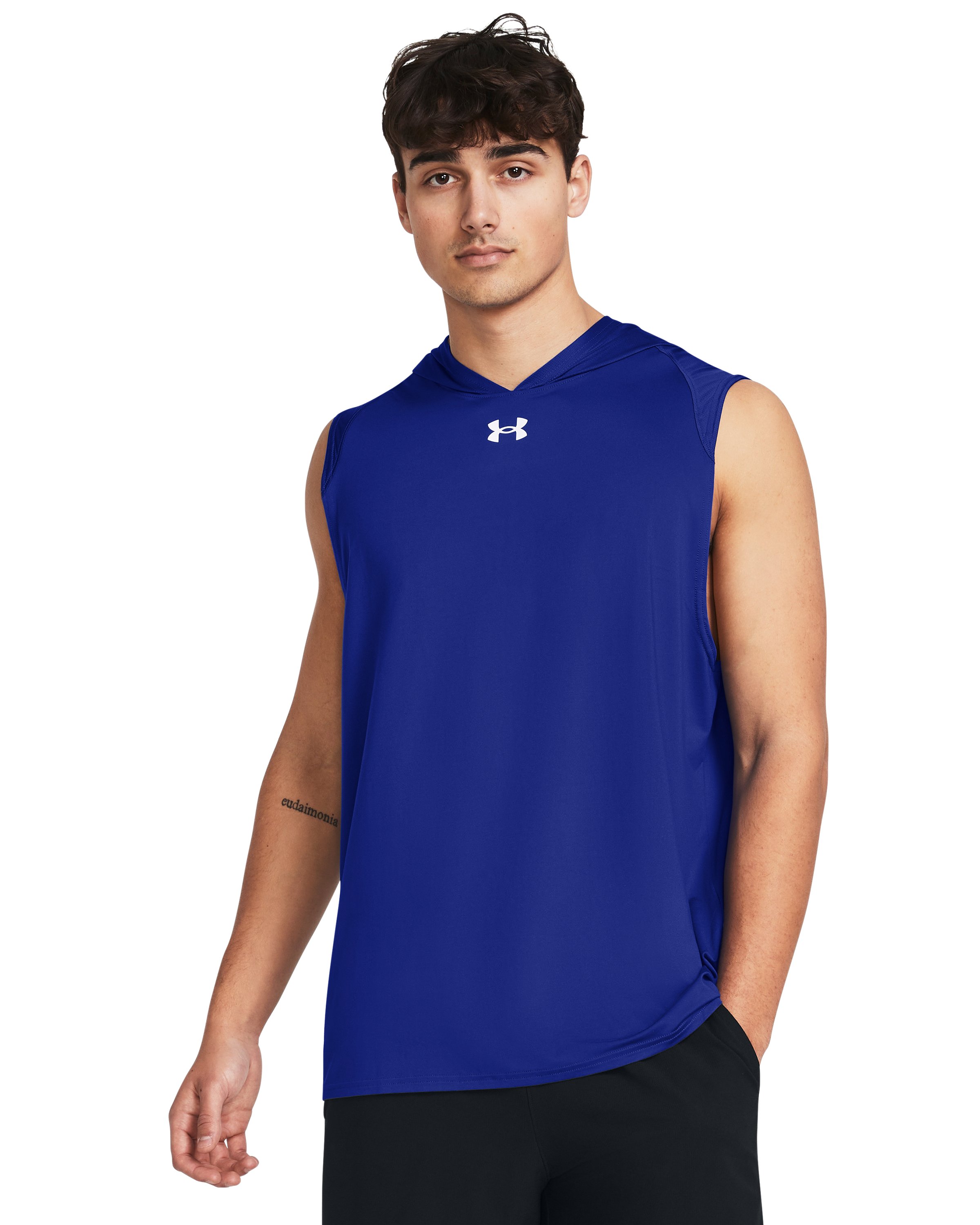 UA Knockout Men's Sleeveless Hoodie 3