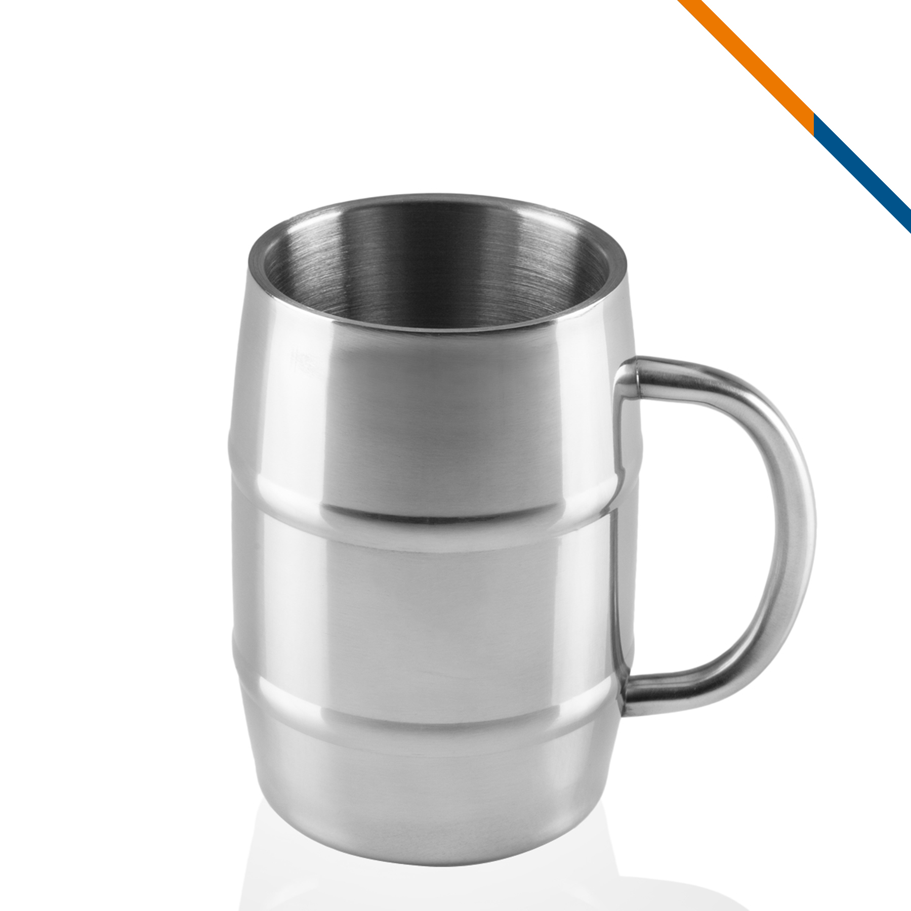 Cekia Stainless Steel Barrel Mug - 34 OZ. 3