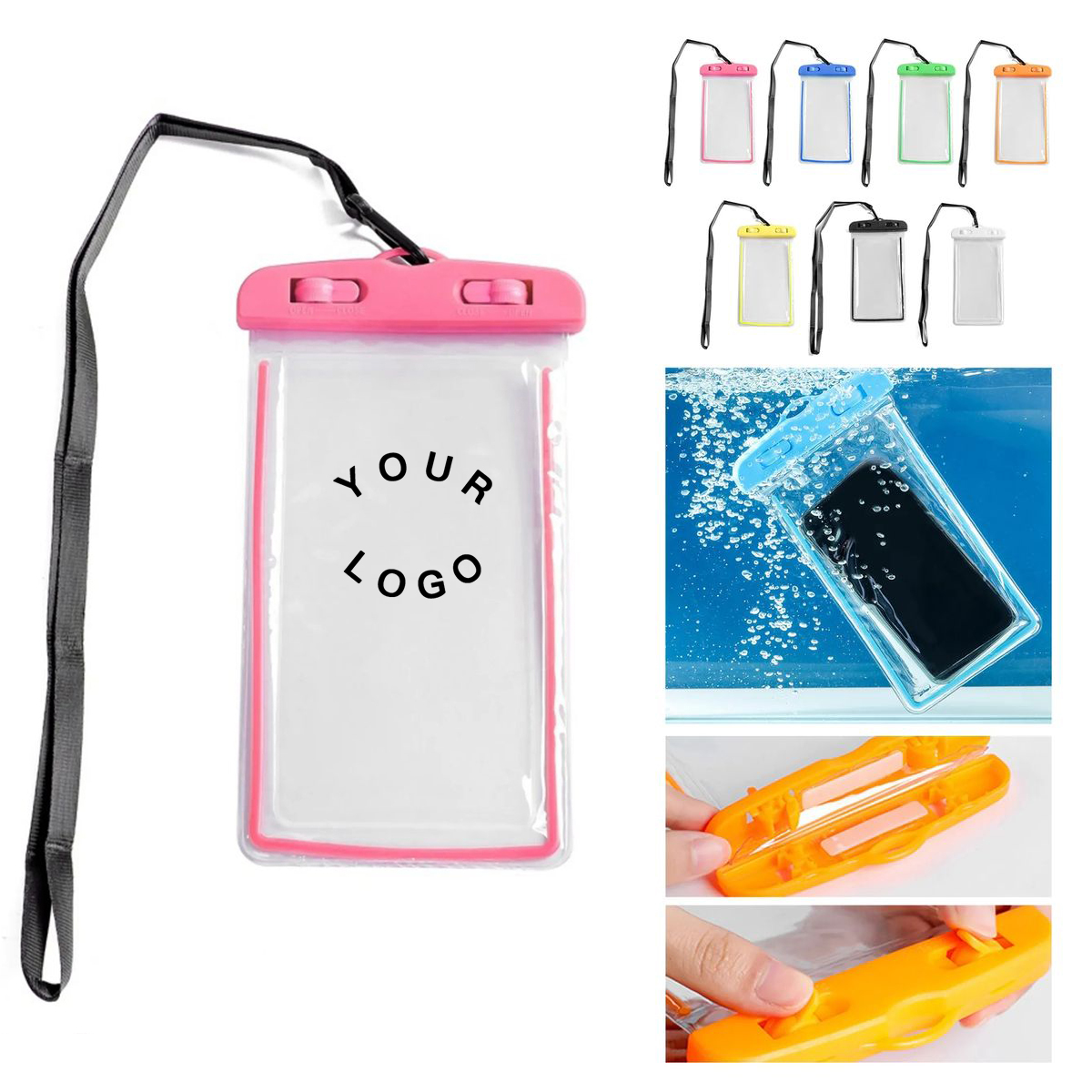 Clear Waterproof Phone Pouch for Beach Trips 3