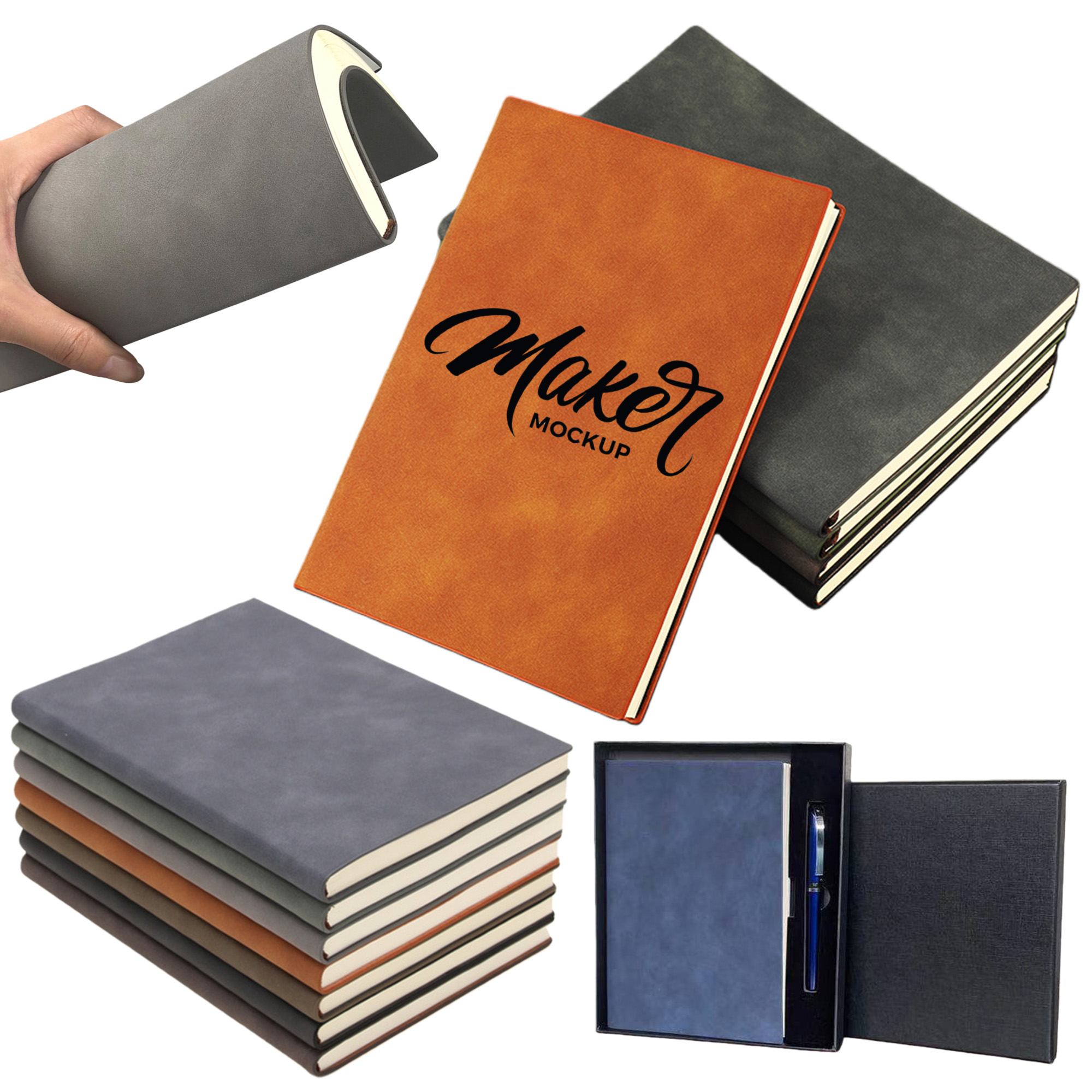 Durable Leather Journal Notebook 6