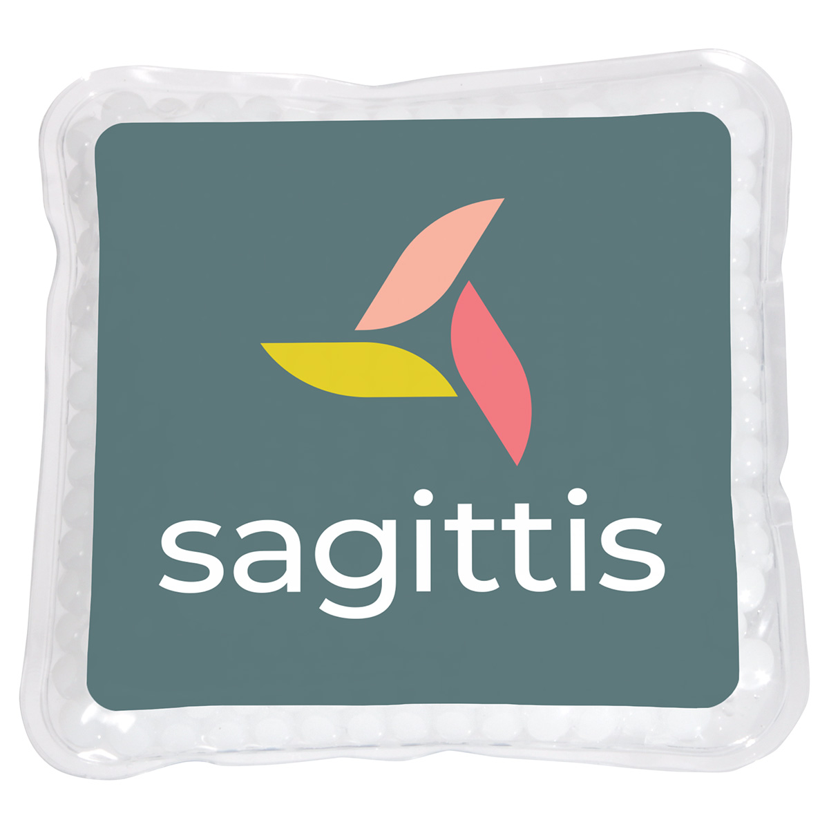 Full-Color Square Aqua Pearls™ Hot/Cold Pack 1