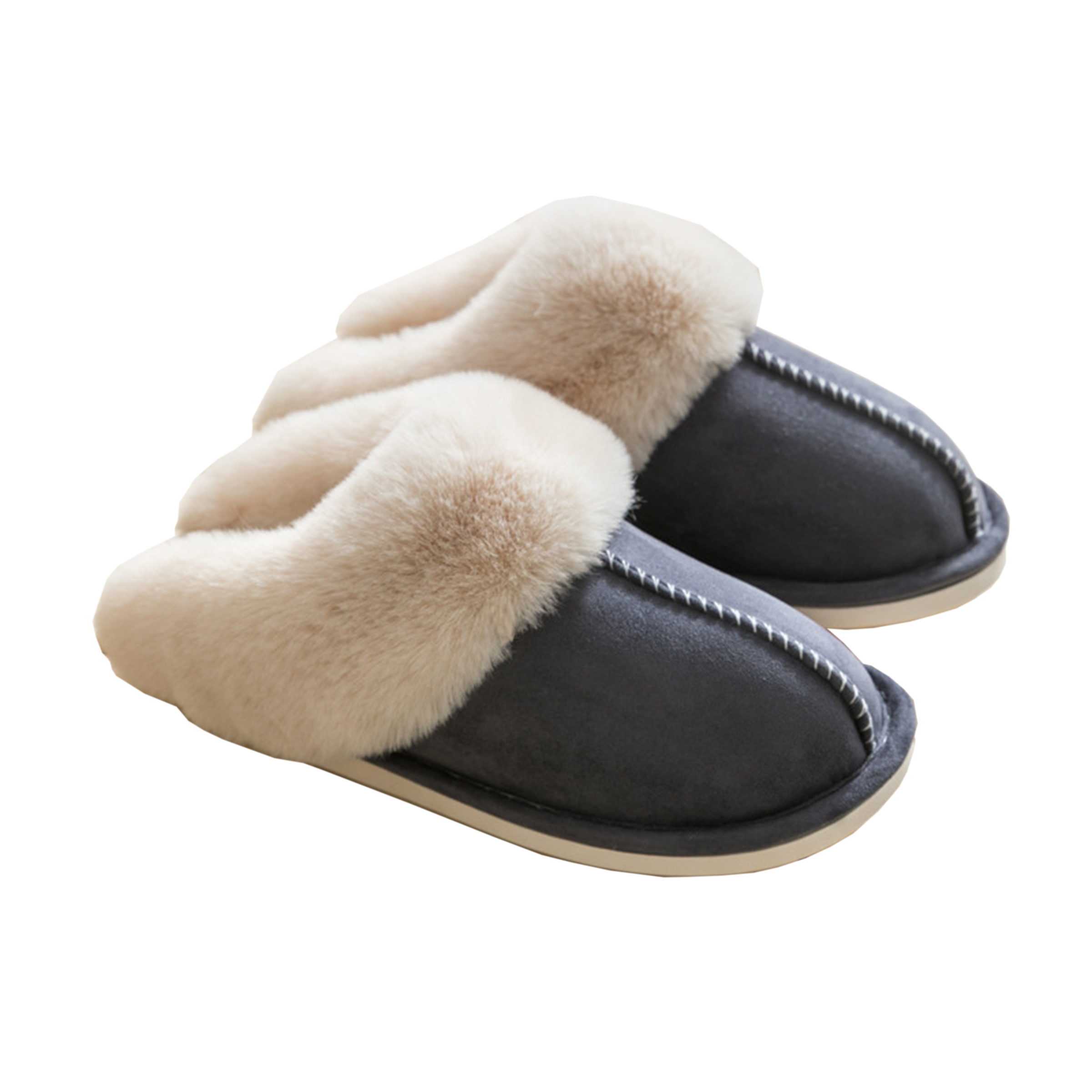 Suede Indoor And Outdoor Warm Slippers 4