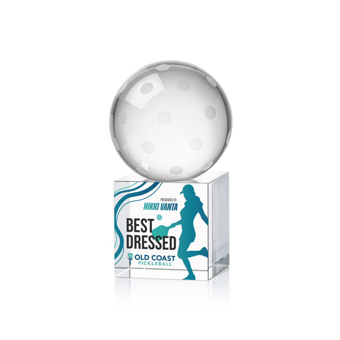 Pickleball VividPrint™ Award on Granby Base 7