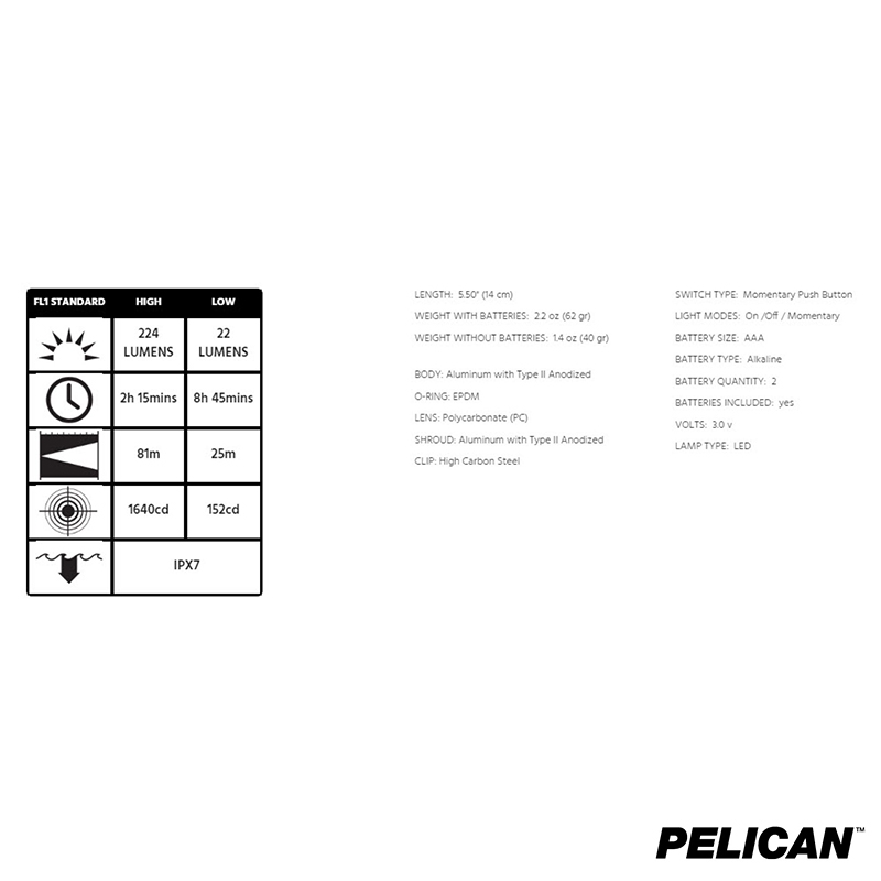 Pelican™ 1920 Personal Flashlight 16
