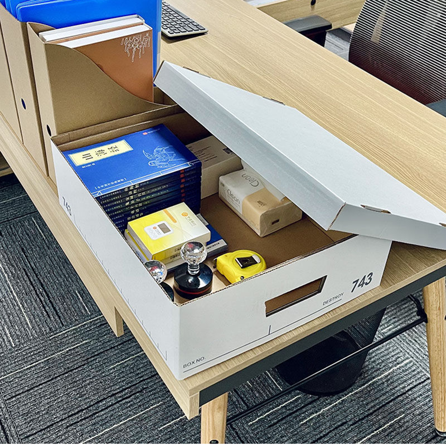 Paper Storage Boxes With Lid 3