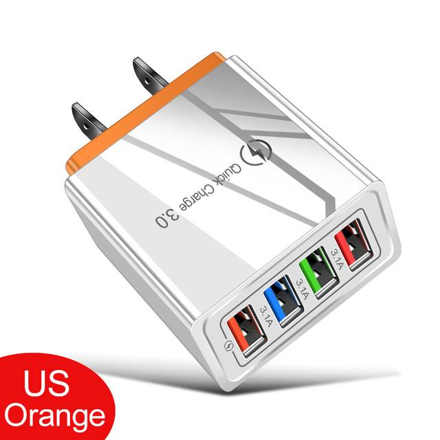 USB Charger Cube Wall Plug 7