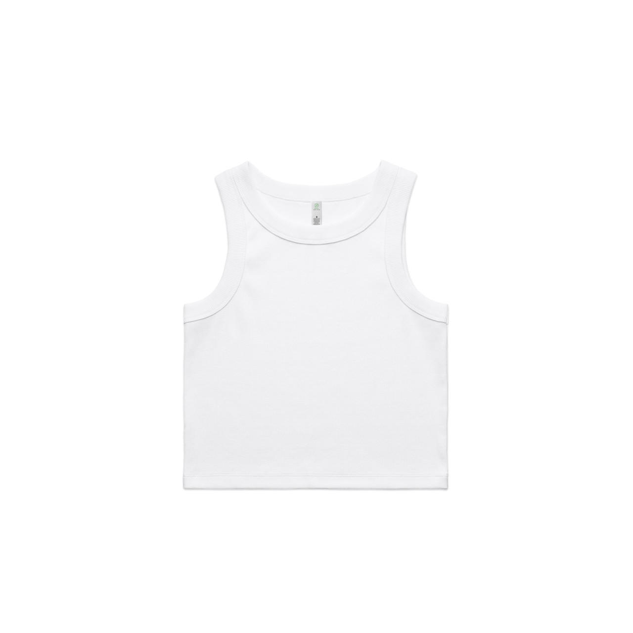 Wo's Organic Rib Crop Tank | 4064G 32