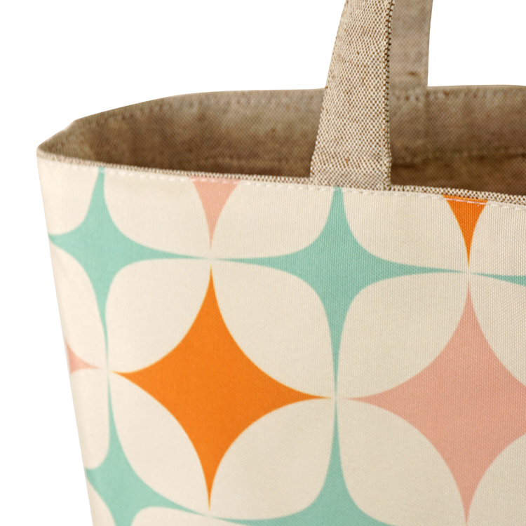 Super Sale- Reversible Colored Tweed Cotton Tote, custom tote bag with logo imprint 24