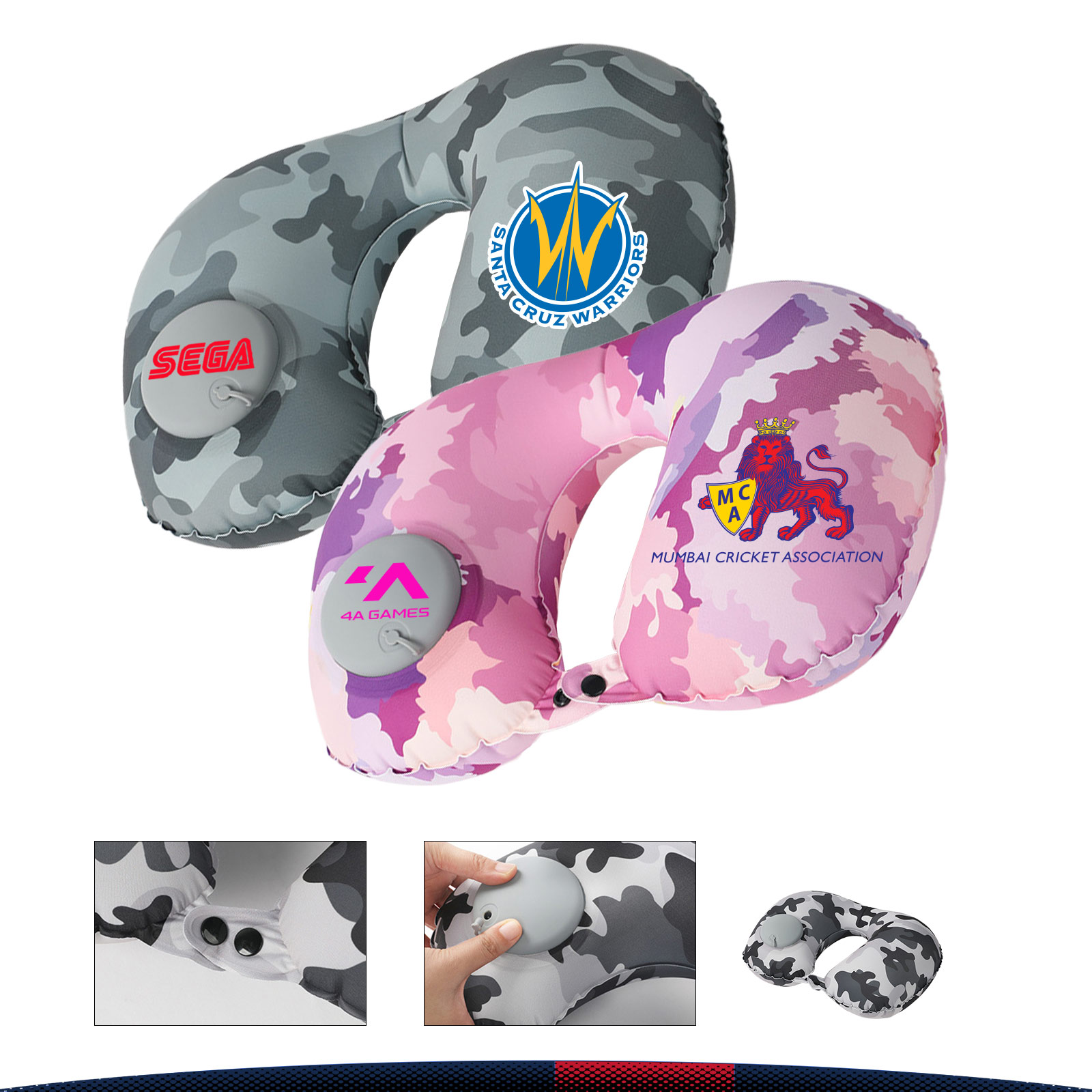 Camouflage Inflatable Pillow 1