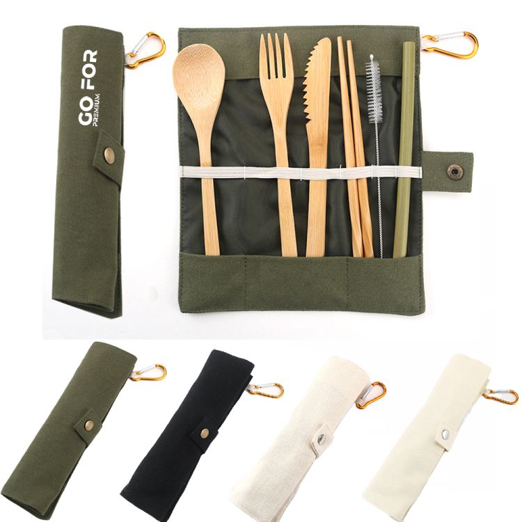 Reusable Bamboo Cutlery set 2