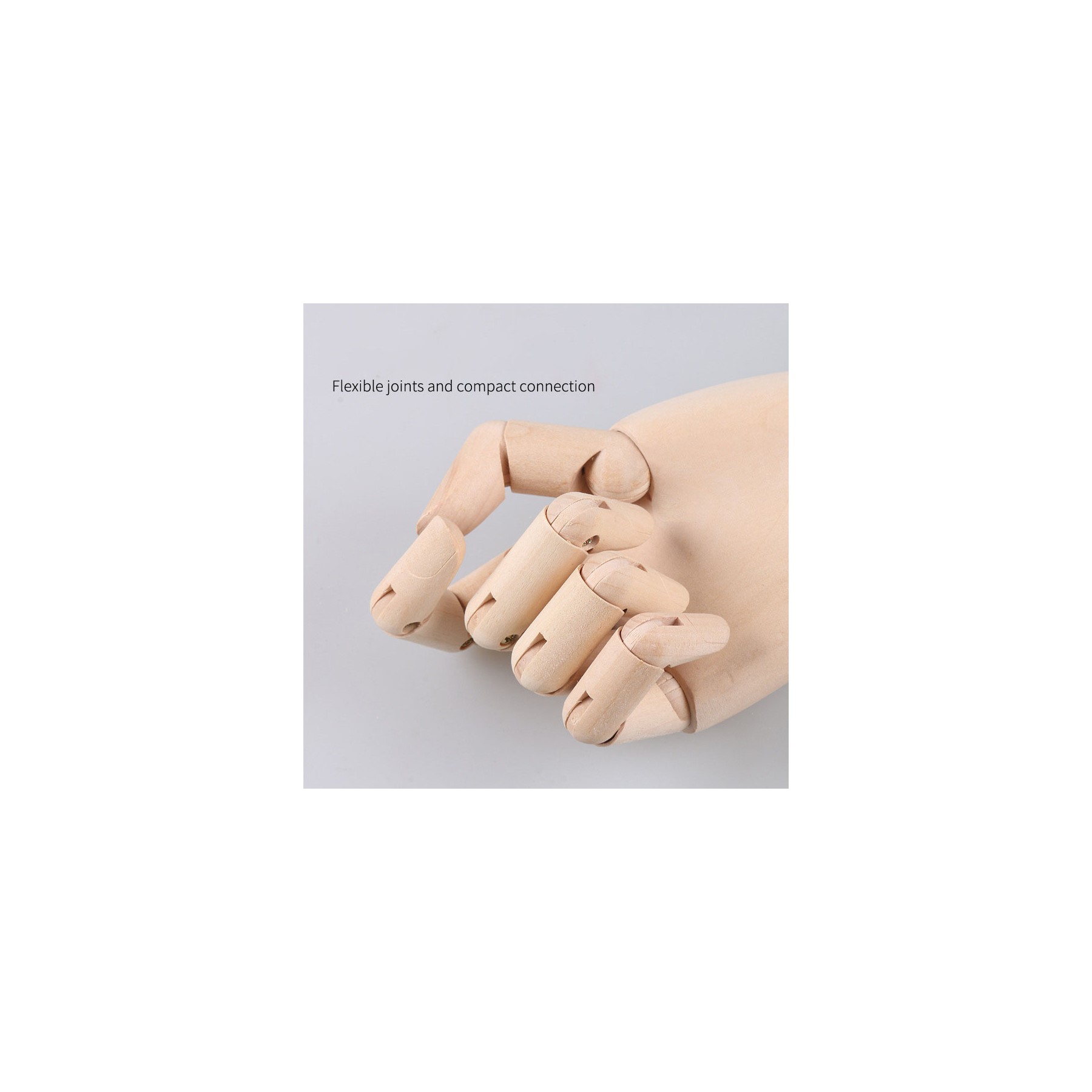 10-inch Wooden Hand Model 2