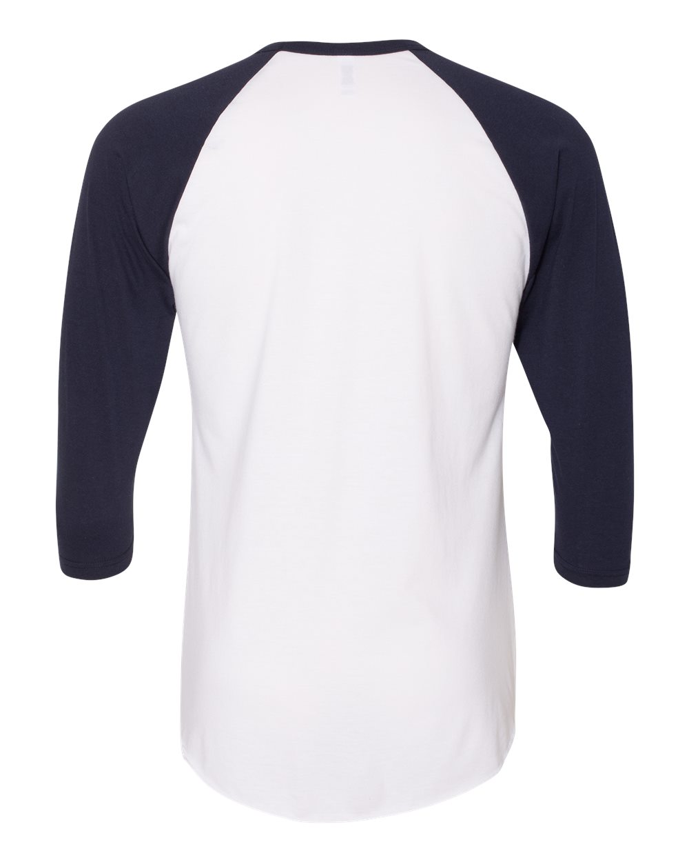 Unisex 50/50 Raglan Three-Quarter Sleeve Tee - BB453W 2