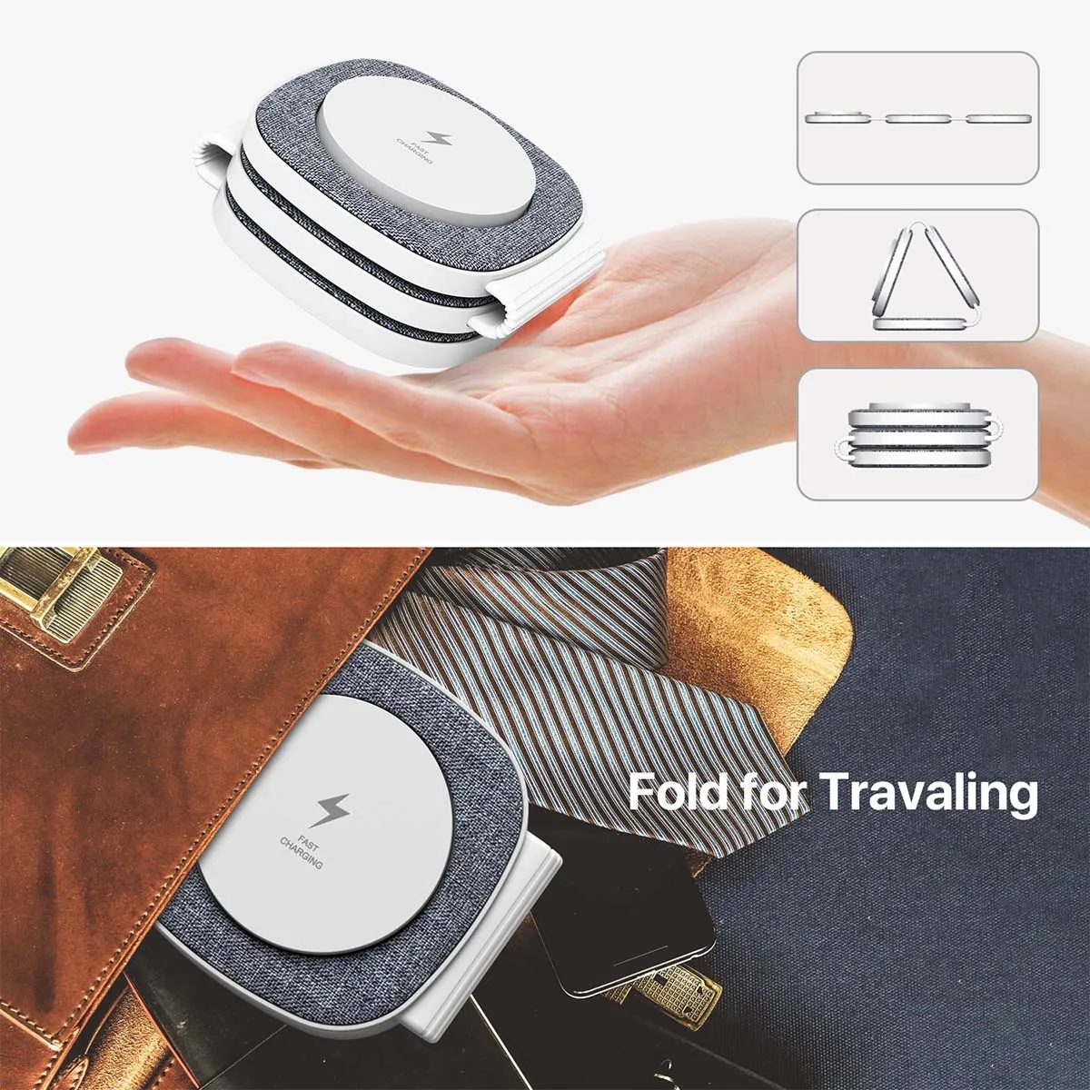 3 In 1 Cloth Multi-functional Magnetic Wireless Chargers 4