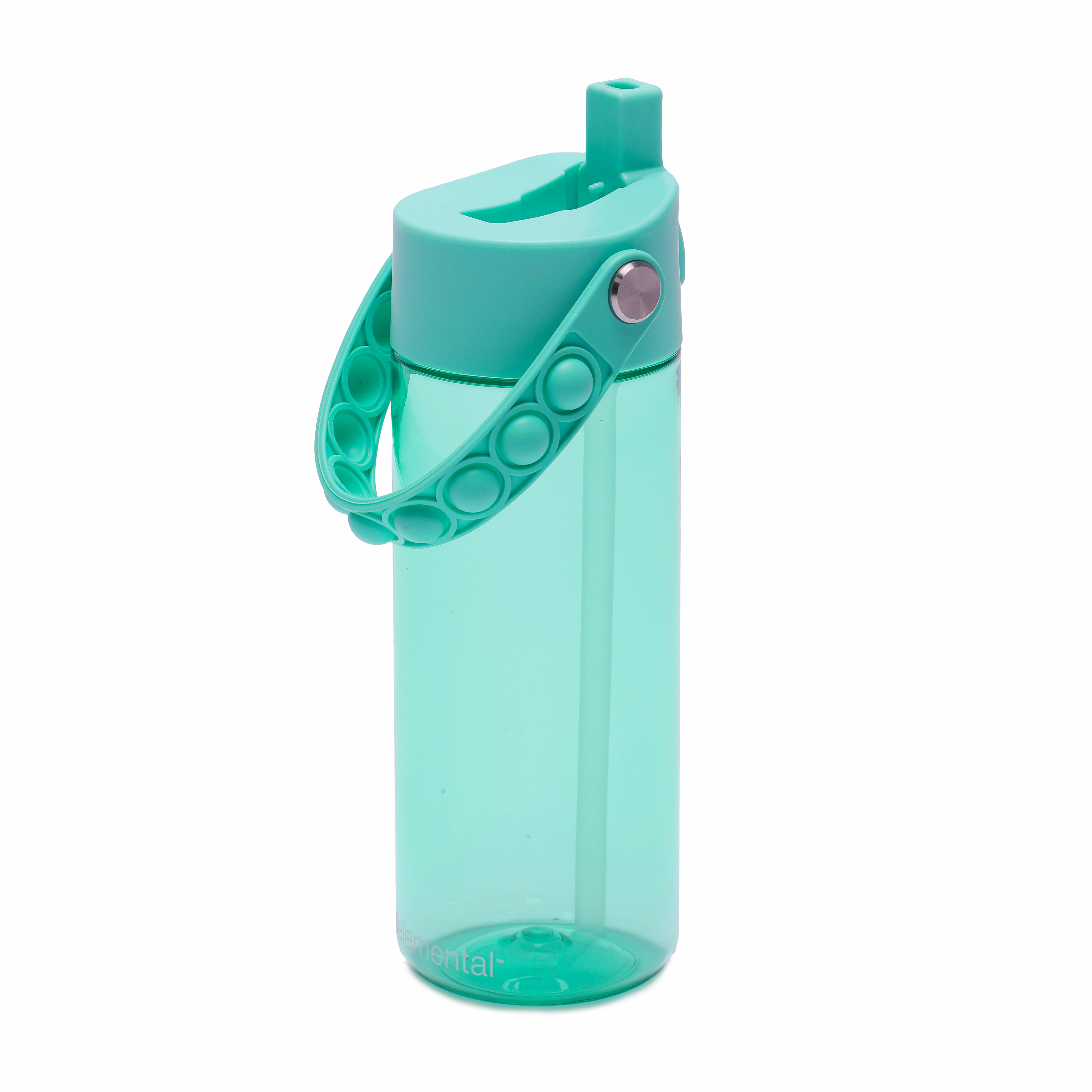 Elemental® Splash Pop Fidget 18oz Tritan Water Bottle - with Drinking Spout and Straw 13
