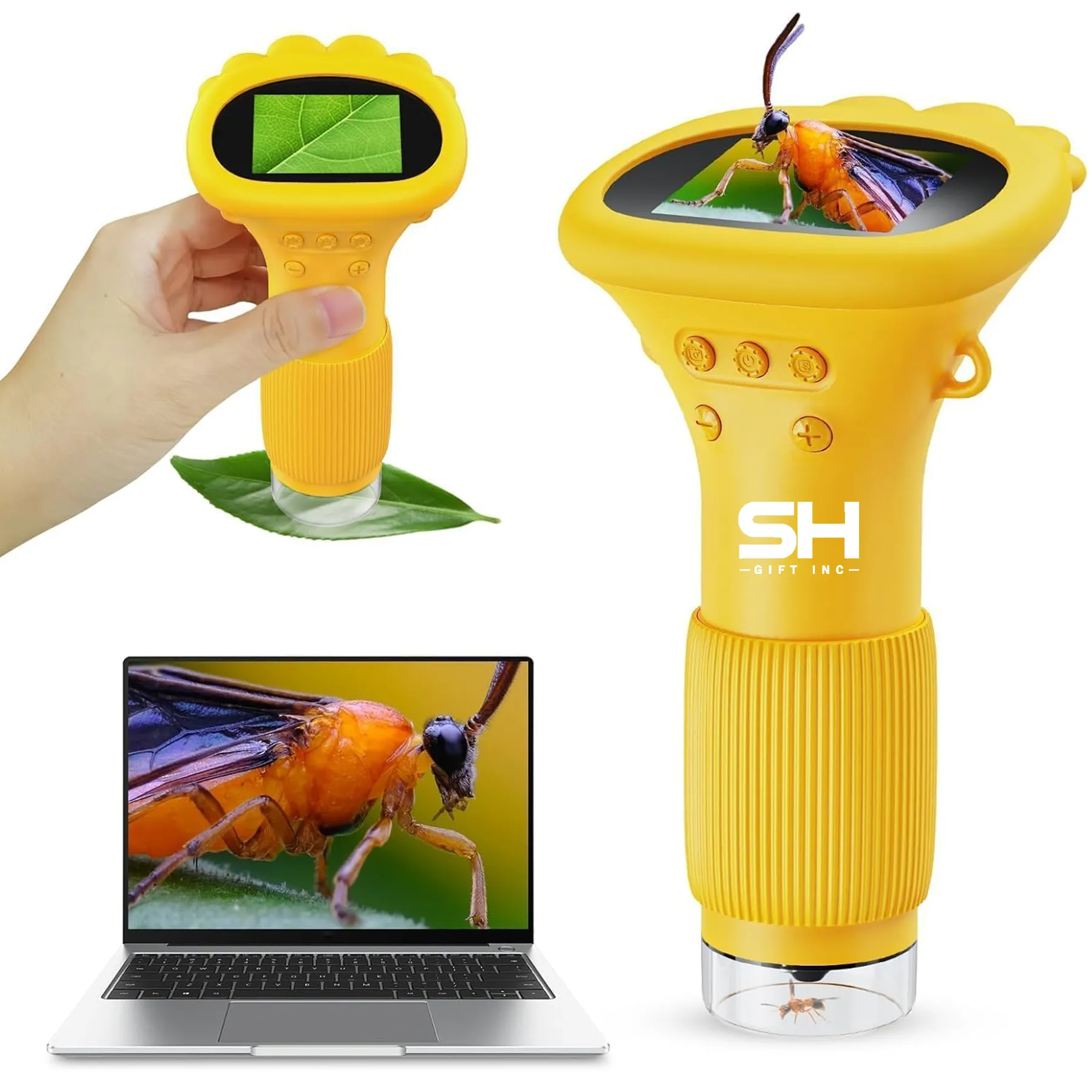 Portable Optical Microscope Magnifying Glass 3