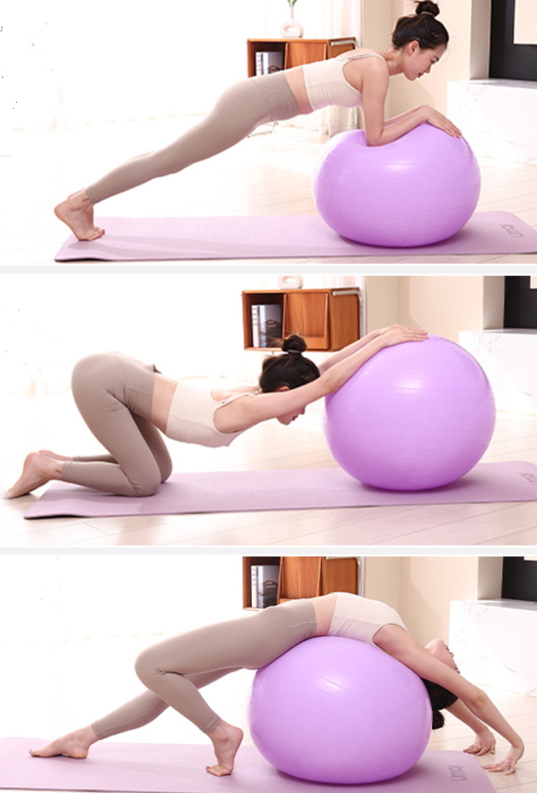 Non-Slip Yoga Ball with Foot Pump 8