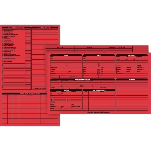 Legal size real estate folder 6