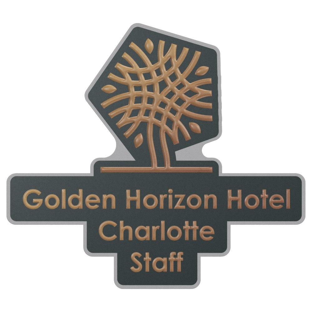 Texture Tone® Custom Shaped Name Badge (Standard) 10