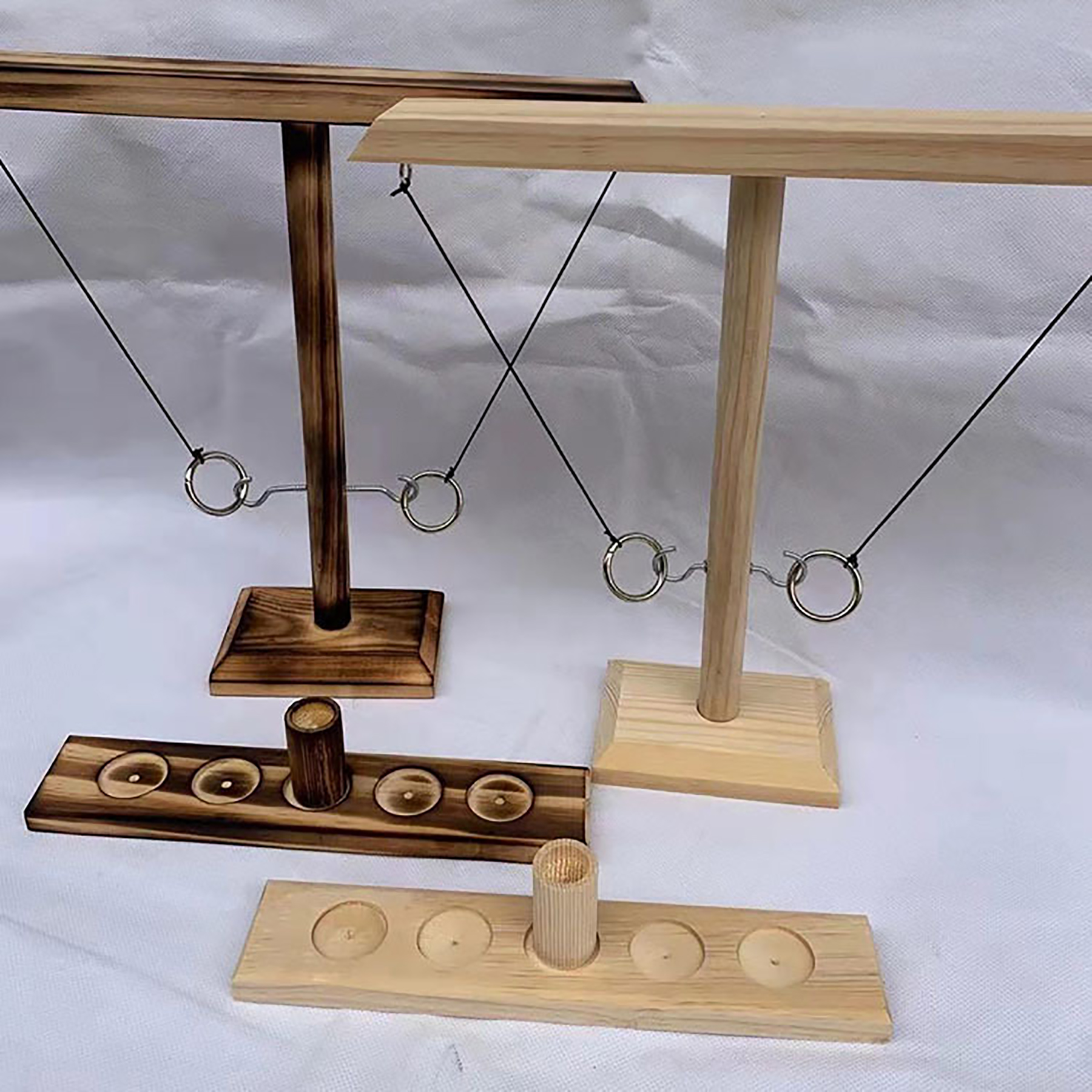 Wooden Ring Toss Game