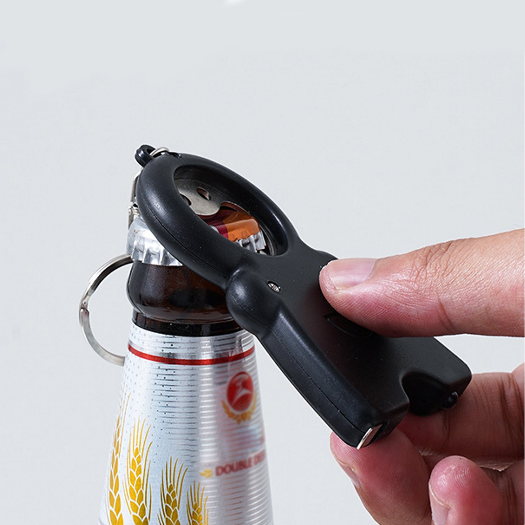 3 in 1 Smile Keychain Opener Flashlight 3