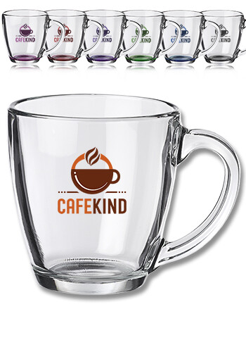 15.5 oz. Libbey Tapered Glass Coffee Mugs