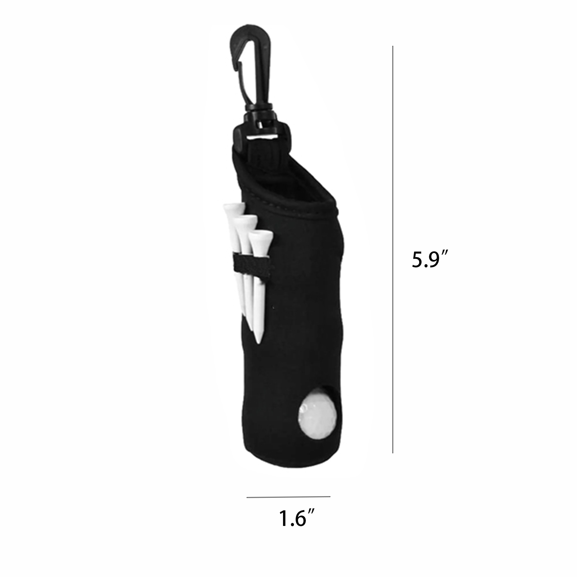 Golf Ball Tee Holder Neoprene MOQ 10 pcs 2