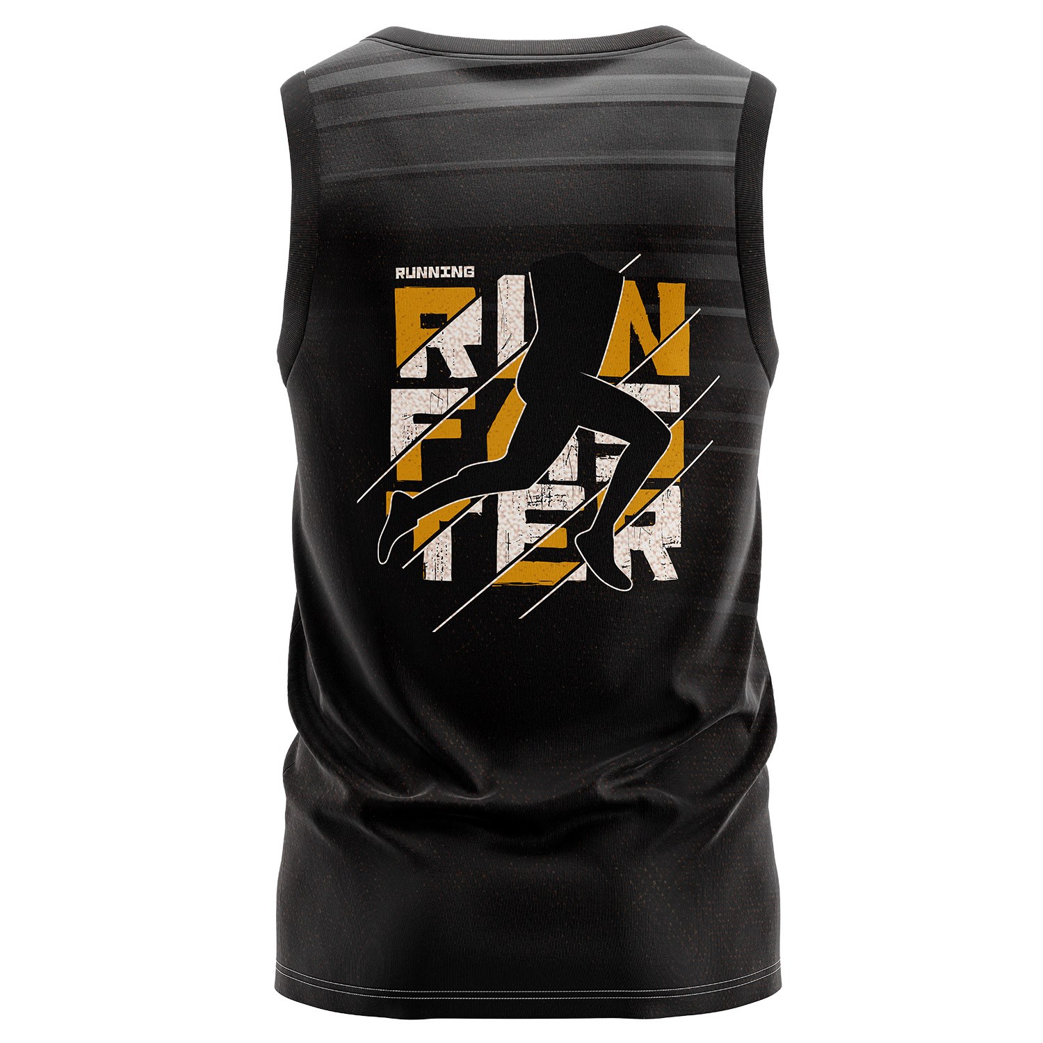 Unisex 180 GSM Poly Interlock V-neck Sublimation Tank Tops 3