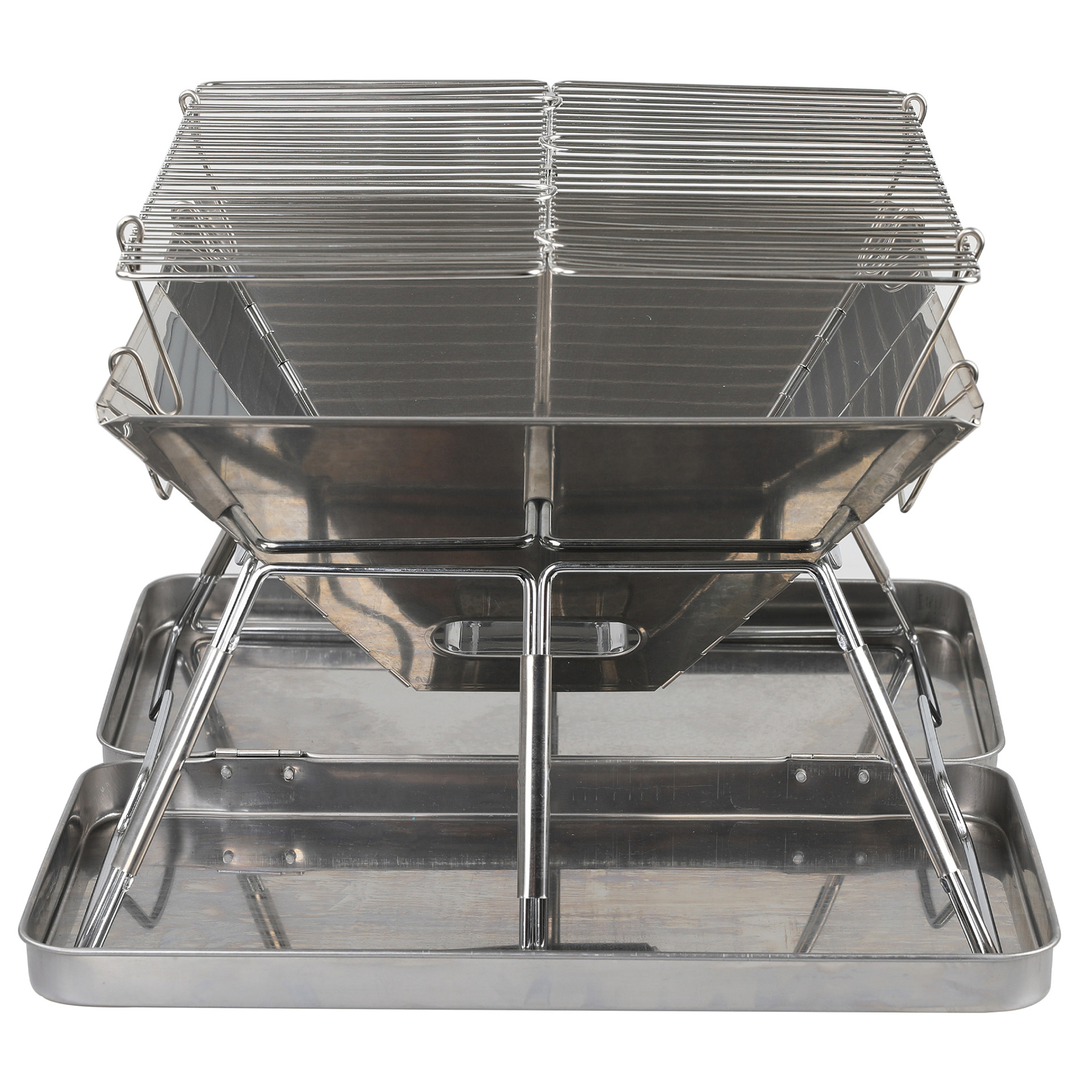 Stainless Steel Folding Barbecue Grill 6