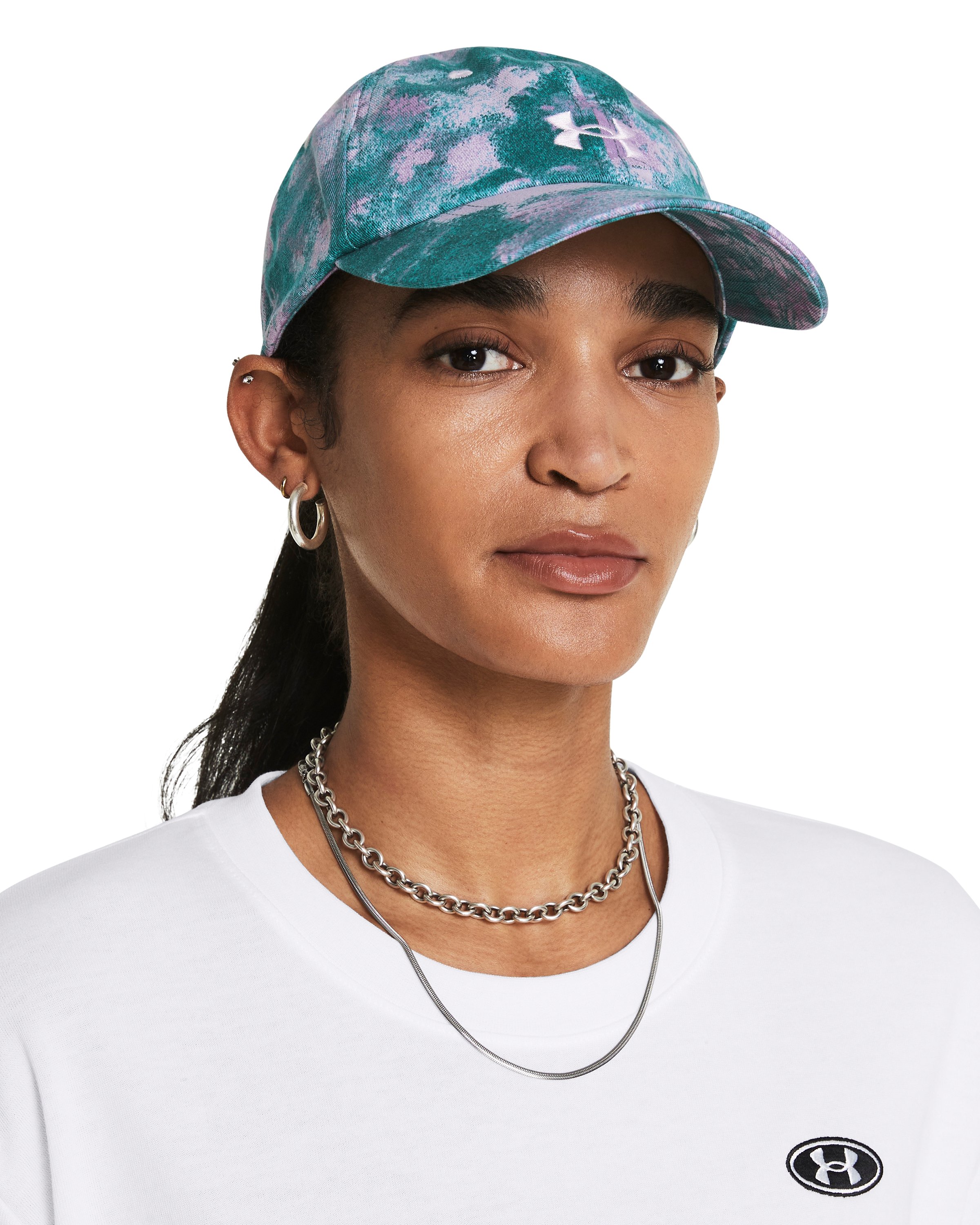 UA Essential Printed Low Women's Adjustable Hat 1