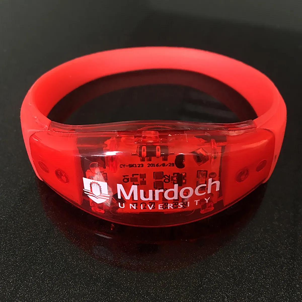 Promotional Sound Activated Bracelets Bangle LED Wristbands 6