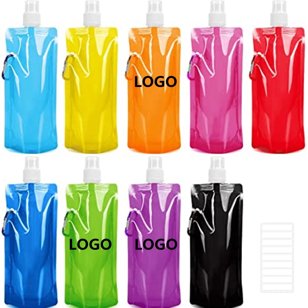 Collapsible Water Bottles Reusable Canteen Foldable Drinking 3