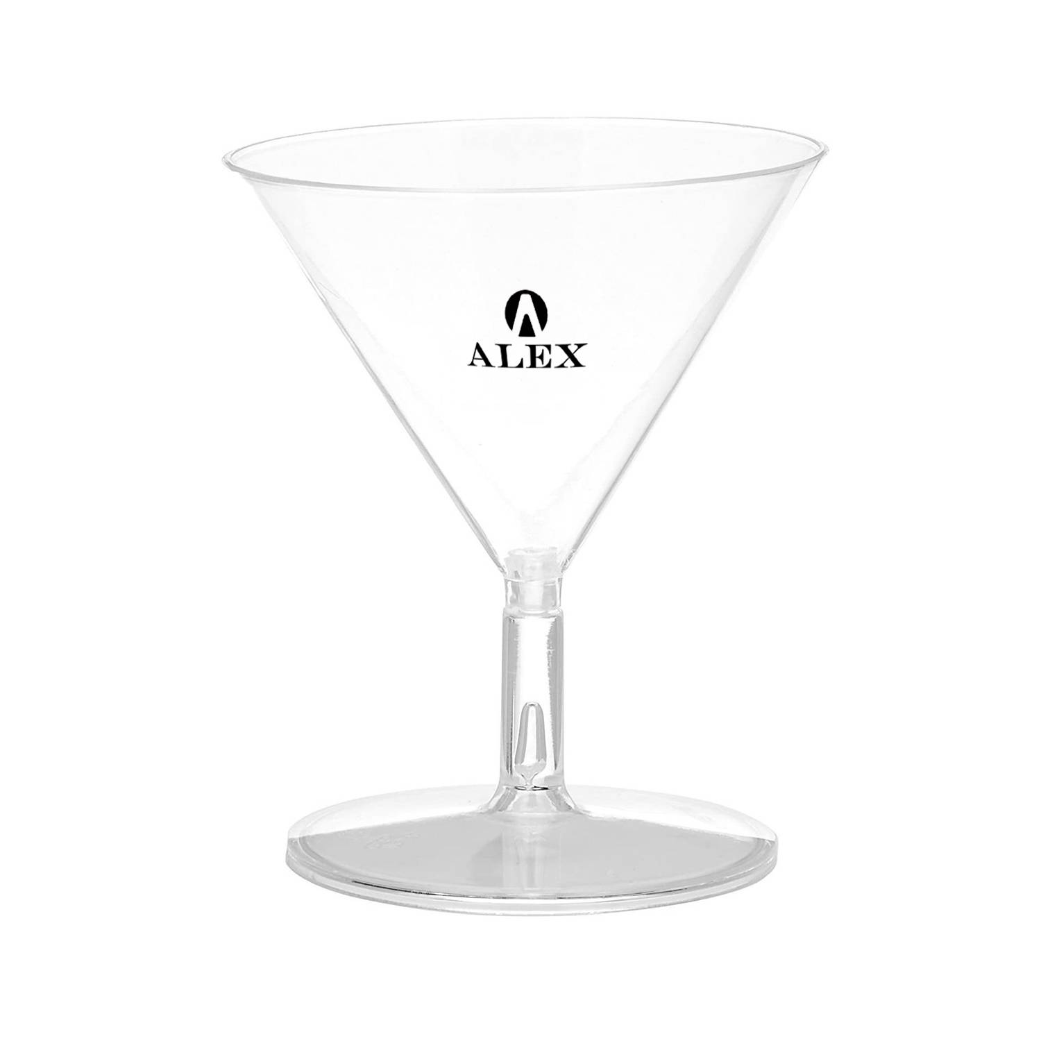 2oz Mini Dessert Cups Plastic Cocktail Glasses 2