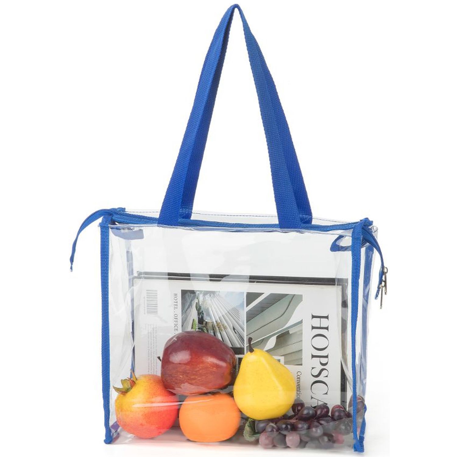 Clear PVC Transparent Zipper Tote Bag 3