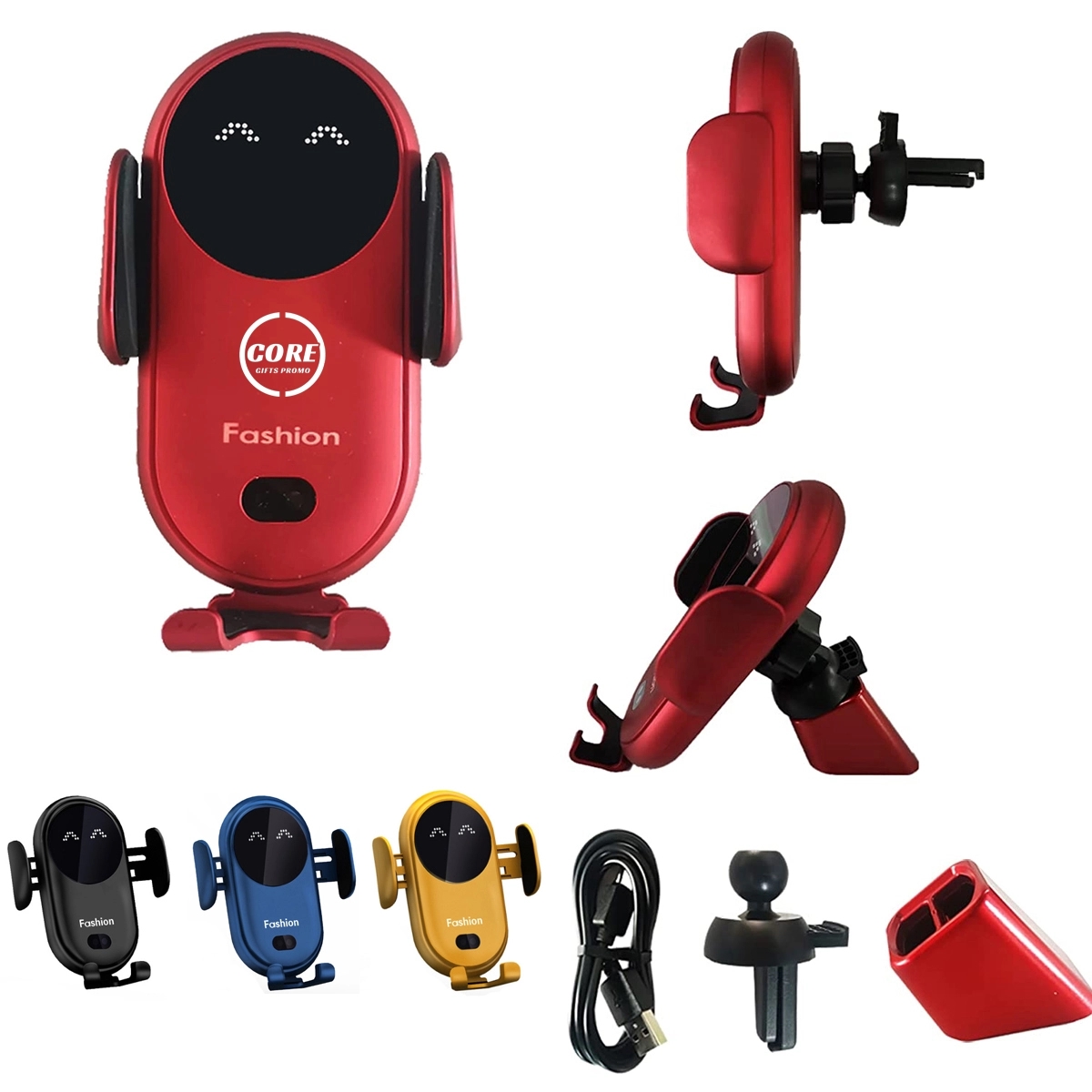 15W Vehicle-mounted Mobile phone stand wireless charger 3