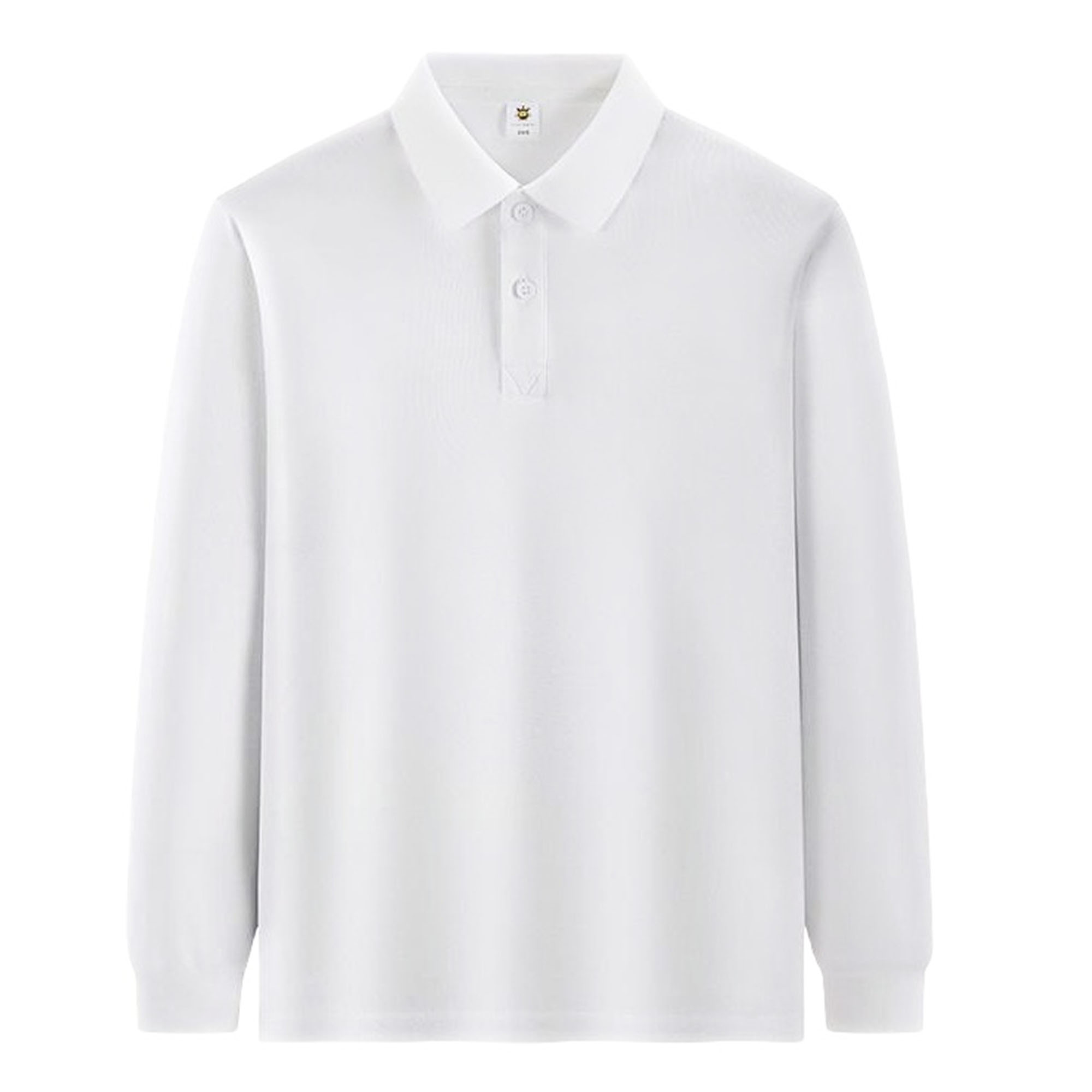 Custom Kids' Poly-Cotton Long Sleeve Polo Shirt for School Sports Events with Printed Design 8