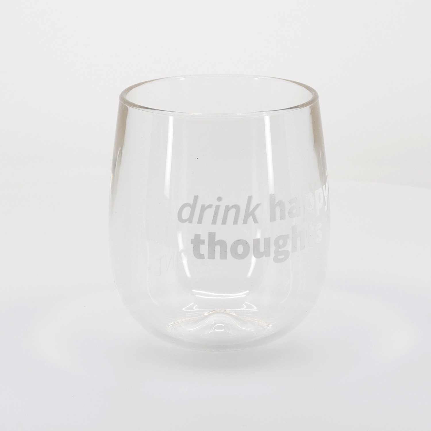 Silipint® Clear Stemless Wine Glass - 12 oz. 35