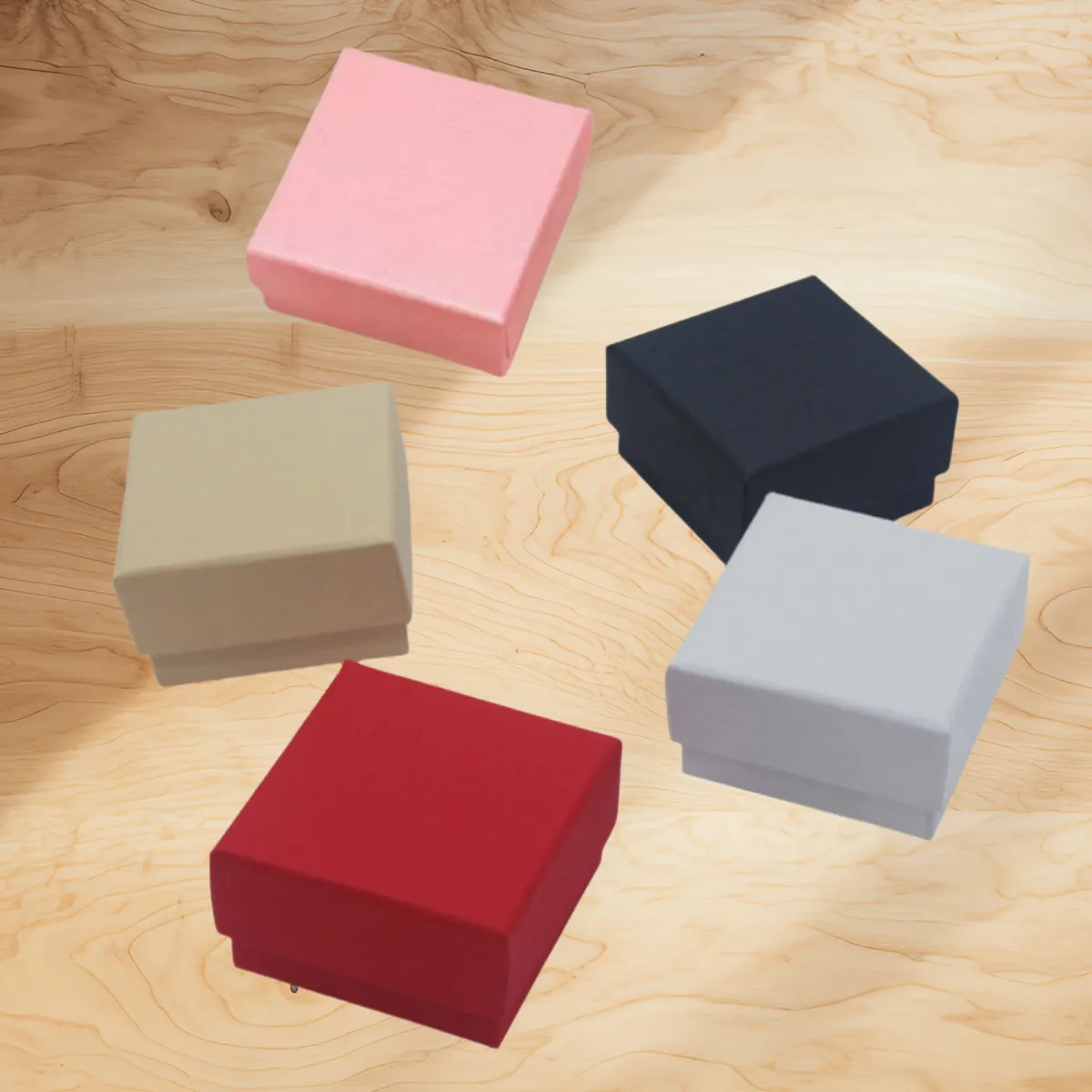 Kraft Jewelry Gift Box with Foam Insert 14