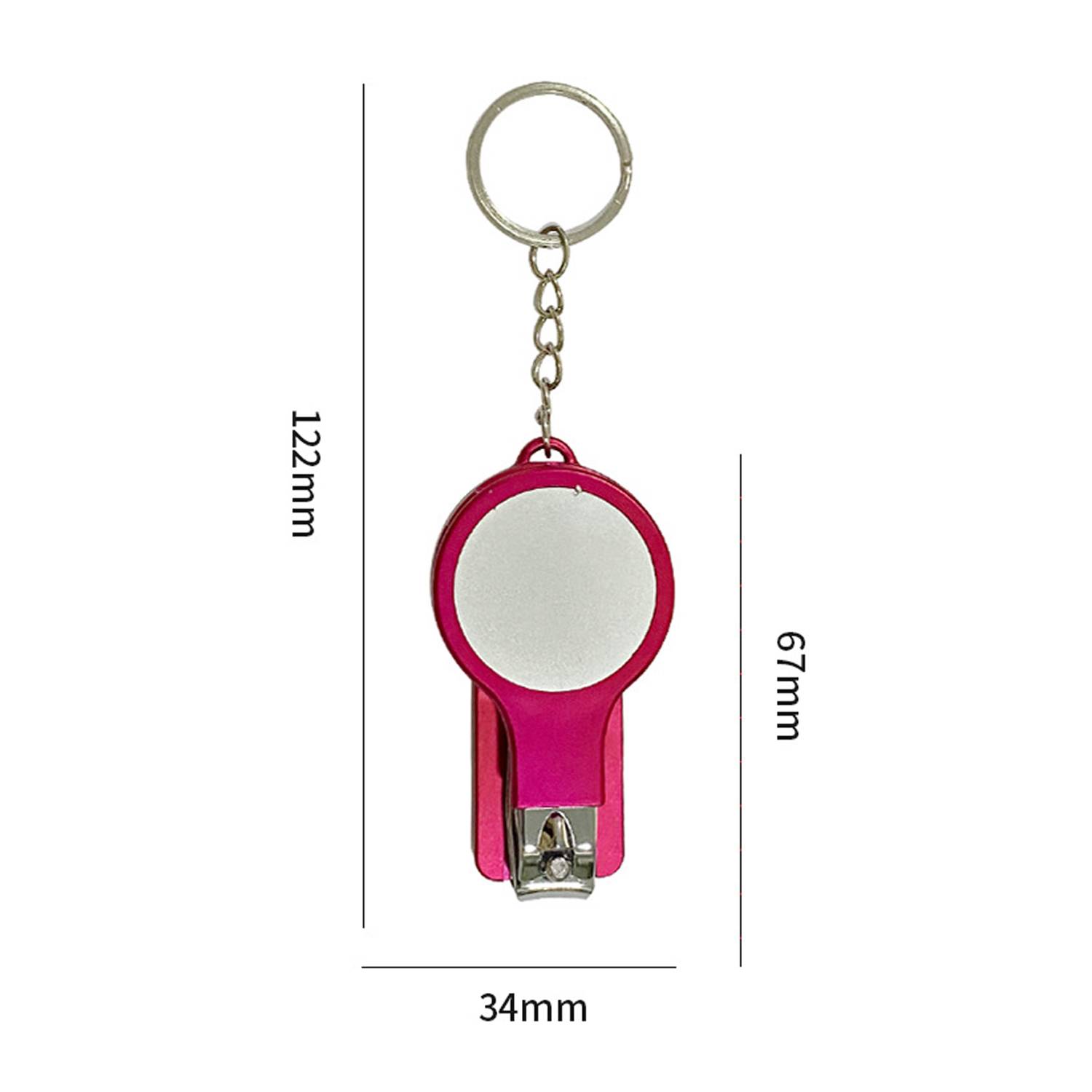Portable Multifunctional Ballpoint Pen Keychain Nail Clipper 4