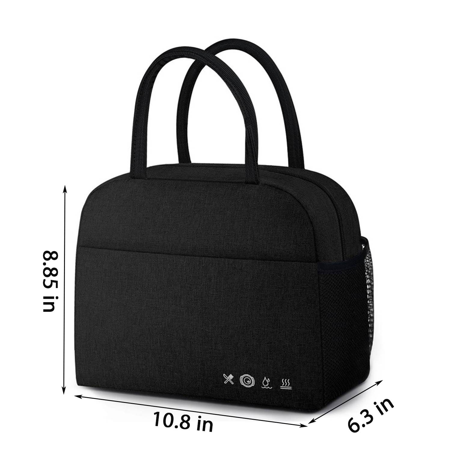 10L Oxford Insulated Lunch Cooler Bag for Office Picnic 5