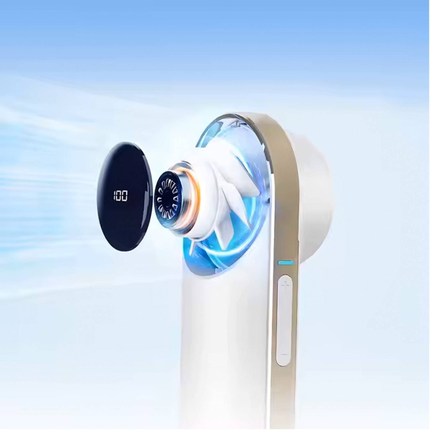 USB Rechargeable Mini Turbo Fan - Outdoor Camping Cooler 6